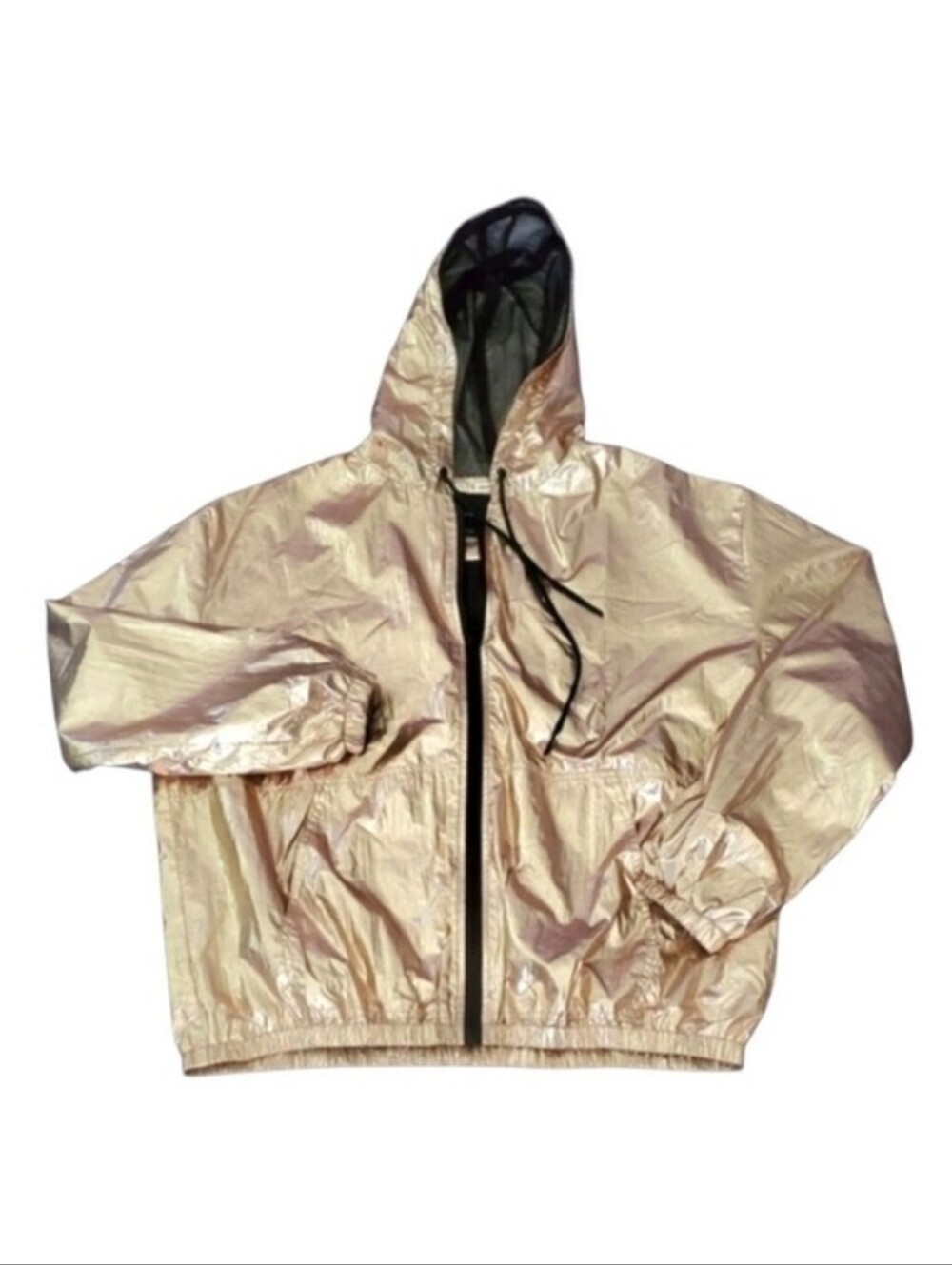 Elodie Gold Hooded Jacket